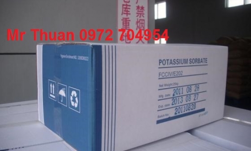  phụ gia bảo quản Potassium sorbate