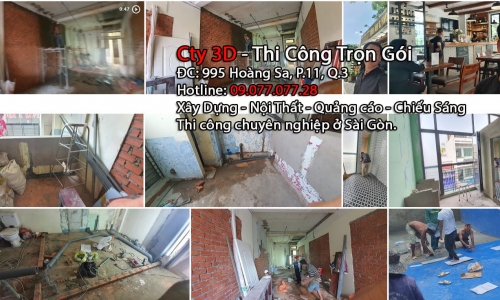 Thiết kế 3D và thi công quảng cáo ở HCM